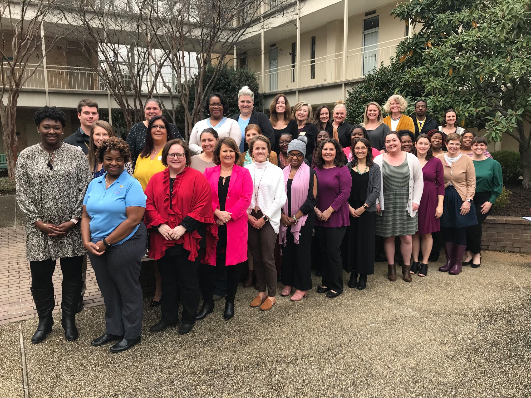 A picture from the Expanding the Reach All Partner Sustainability Meeting. This meeting allowed for for school, clinical, and community based organizations to share effective strategies for sustaining their teen pregnancy prevention programs after the grant ends. Taken February 2020.