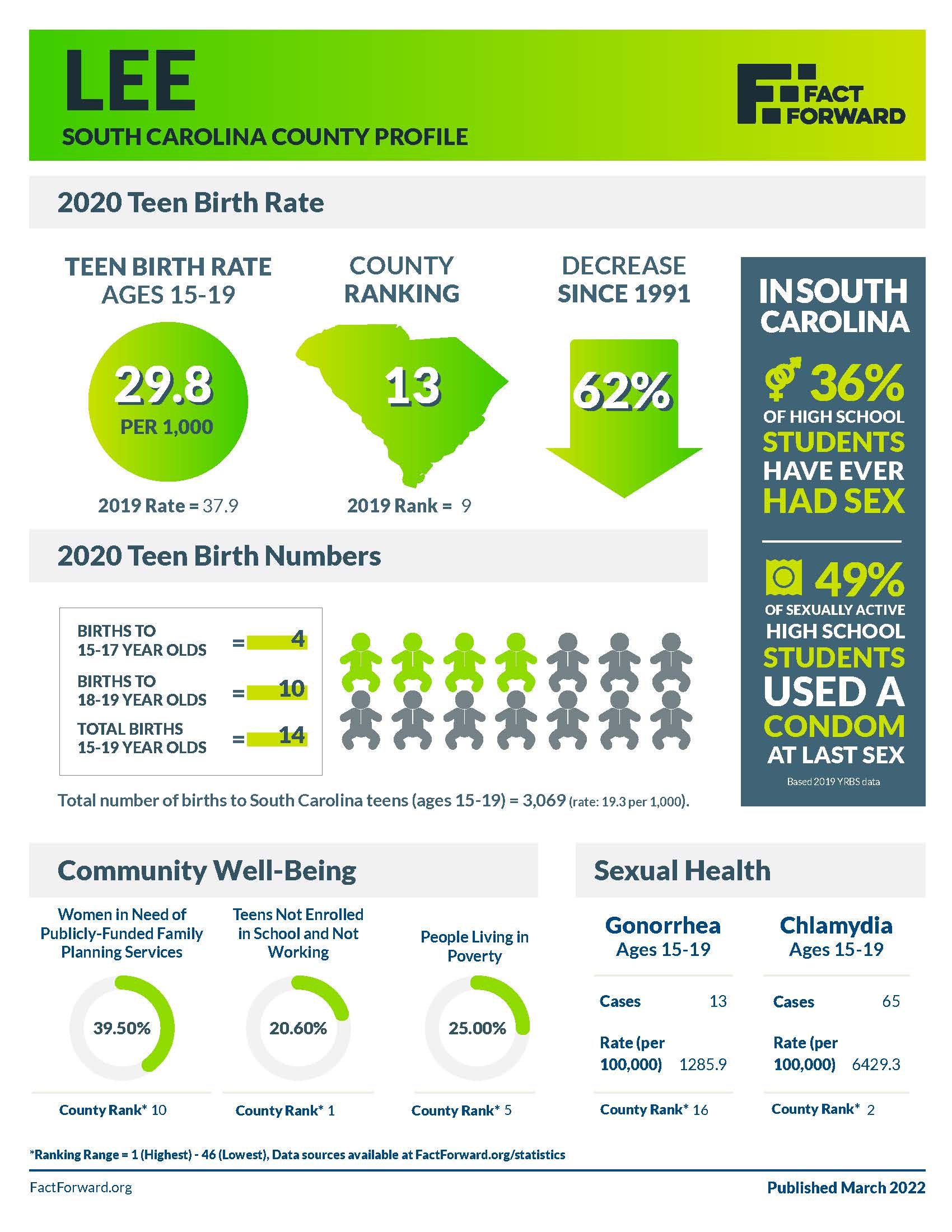 Lee Teen Birth Data