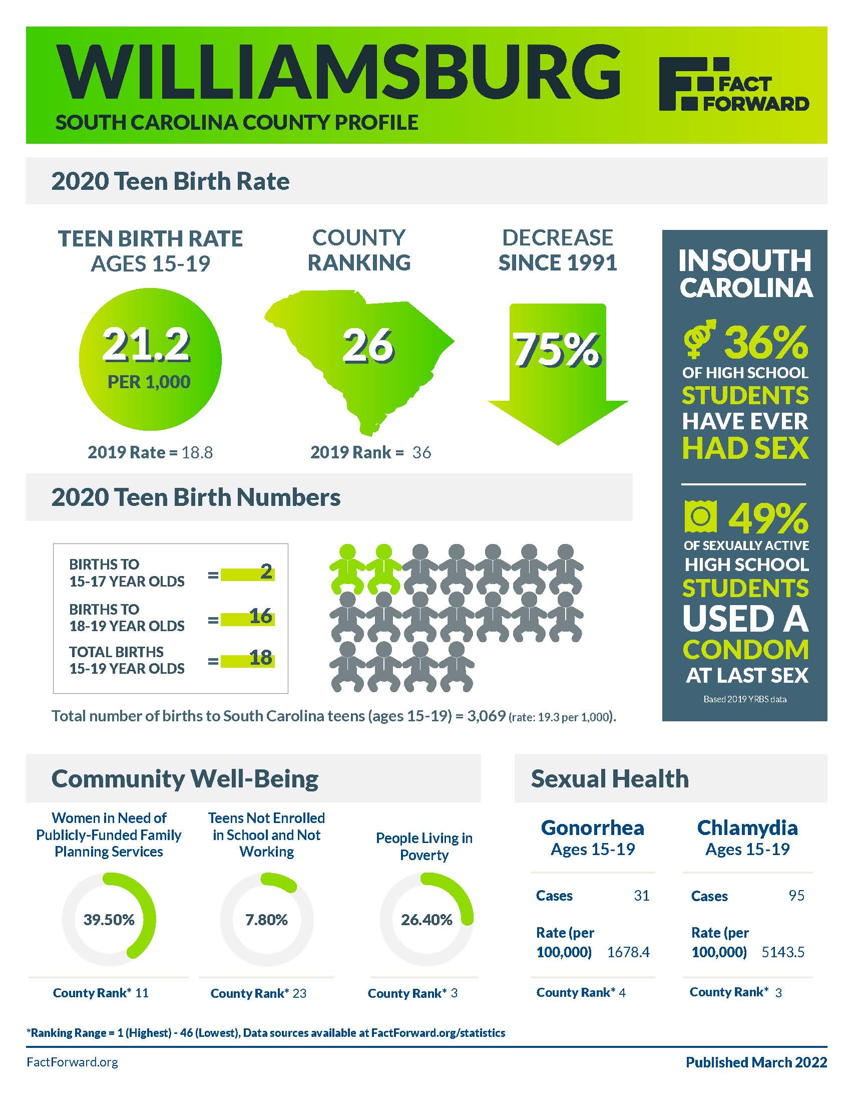 Williamsburg Teen Birth Data