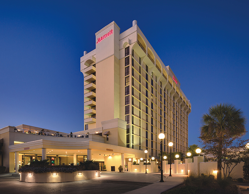 Image of Charleston Marriott at night